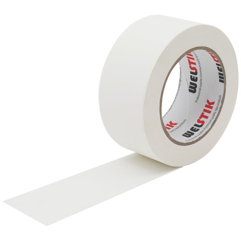 WELSTIK Thin Gaff Tape 50MM*30.2M Gaffa Tape Matt Cloth Tape, White - Image 2