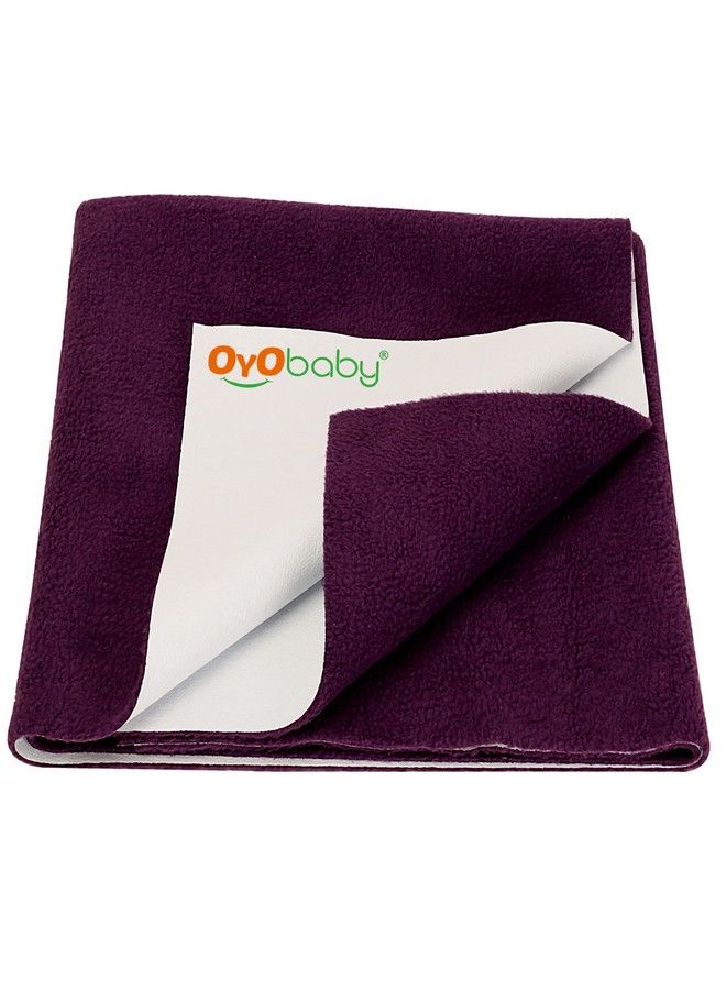 OYO BABY Waterproof Quick Dry Sheet For Baby; Bed Pad ; Baby Bed Protector Sheet For Toddler Children (X Large (200Cm X 140Cm) Plum) - Image 2