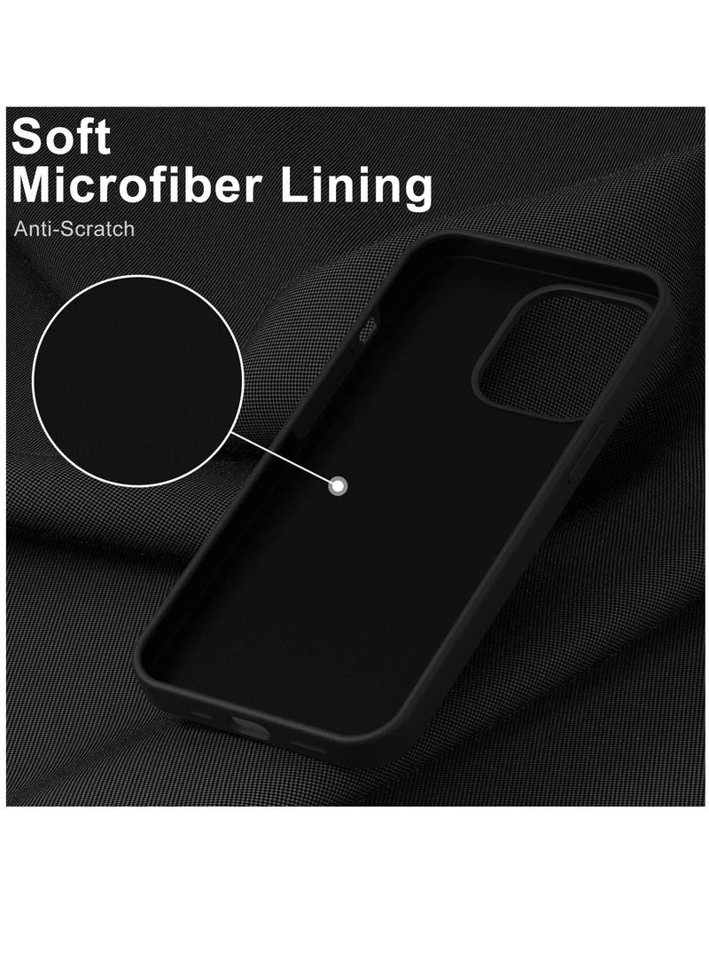 DUSALA Designed for iPhone 14 Pro Case with 1 Pack Screen Protector Liquid Silicone Ultra Slim Shockproof Protective Phone Case with Soft Anti-Scratch Microfiber Lining 6.1 inch - Image 4