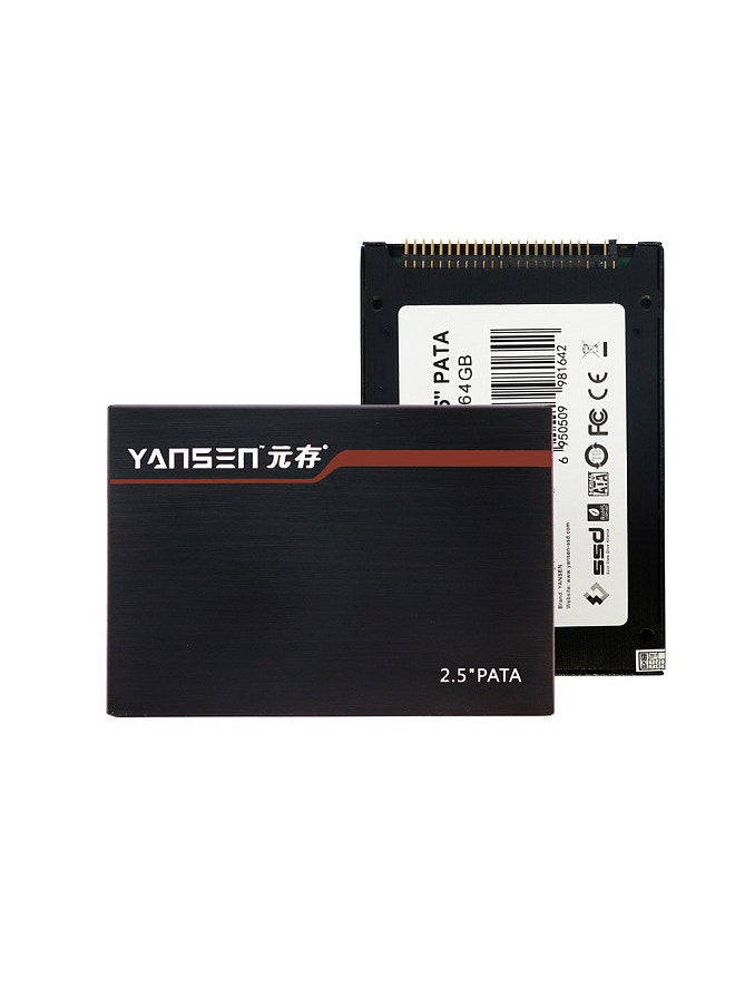 KingSpec - PATA(IDE) 2.5" 2.5 Inches 64GB MLC Digital SSD Solid State Drive for PC Laptop Notebook - Image 1