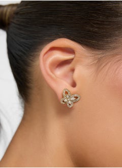 GUESS Lily Butterfly Stud Earrings  - Image 4