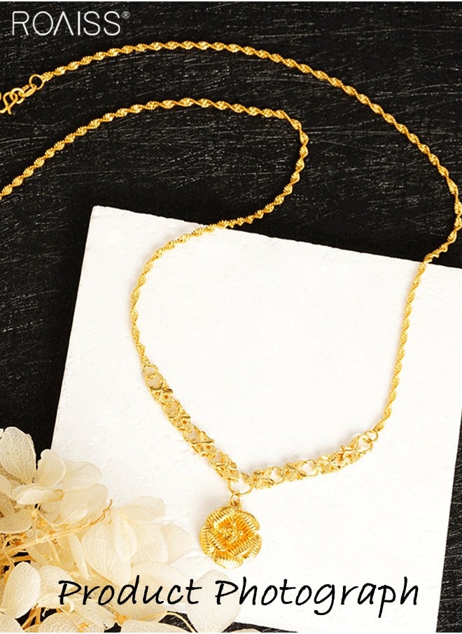 Fashionable And Versatile K Gold Necklace For Women Daily Party Wedding Exquisite Flower Shape Necklace - pzsku/ZC5885966F0CABE7A3CD3Z/45/_/1722223401/e69324d1-3aaa-4882-916d-f7c184aa86a9