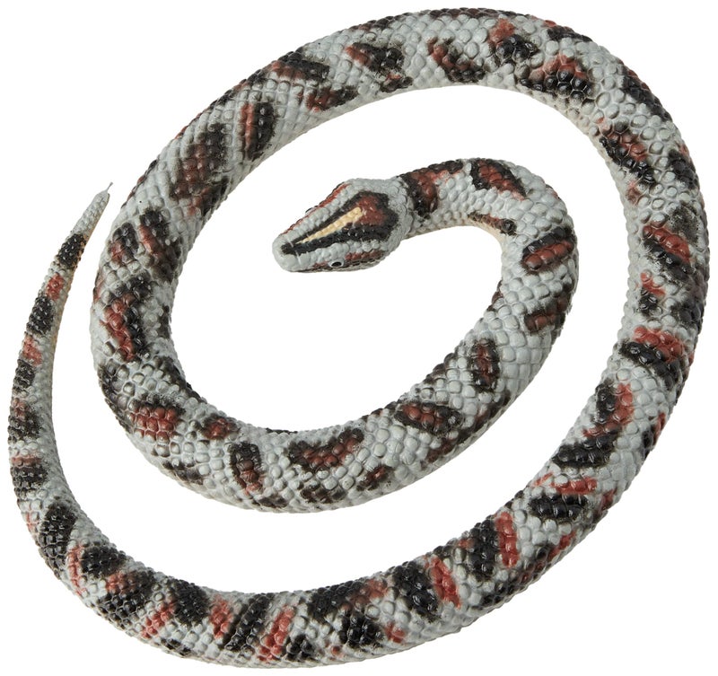 Wild Republic Rock Python, Rubber Snake Toy, Gifts for Kids, Educational Toys, 26", Multi - Image 1