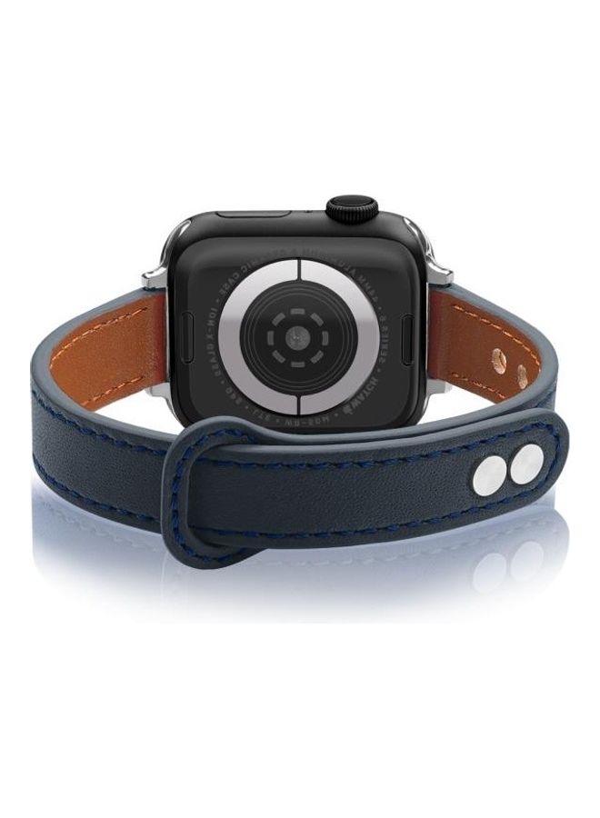 نيبمينينت سوار بديل لساعة أبل سيريس 7 مقاس 41 مم/6 SE و5 و4 40 مم/3 و2 و1 38 مم أزرق - Image 3