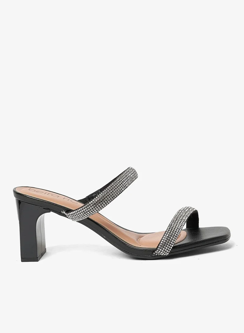 Mid Heels Sandals for Women – Sling Back Heel Sandals for Girls with Ankle Strap