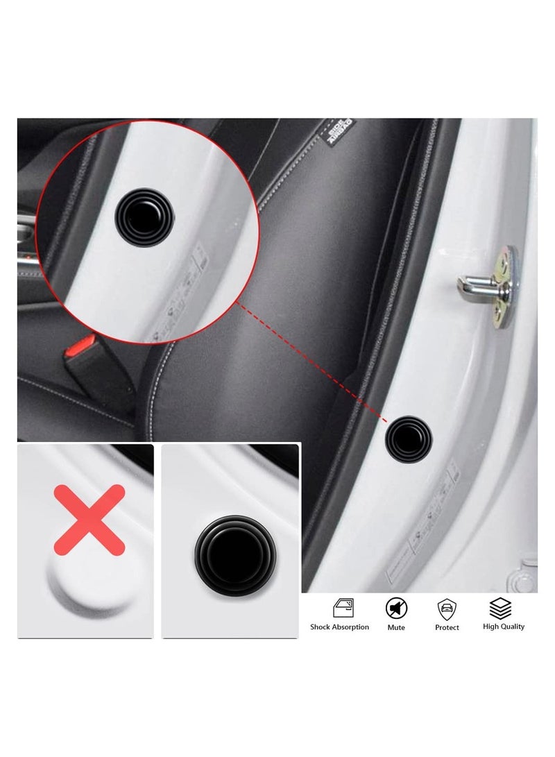 SYOSI 12PCS Car Door Shock Absorber Gasket,Car Door Protector Stickers,Buffer Bumper Cushion Car Door Shock Absorbing PVC Cushion Anti-Collision Gasket Car Accessories Decoration Sticke - Image 3