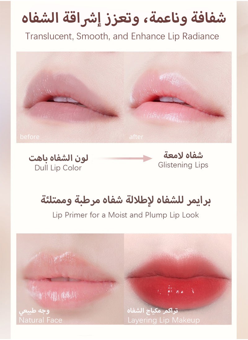Novo - Day and Night Lip Mask, Moisturizing Hydrating Ultra-Nourishing Exfoliating Lip Care, Infused with Castor Seed Oil, Reduces Fine Lines, Restore and Plump Cracked Dry Chapped Lips 5.4G - Image 1