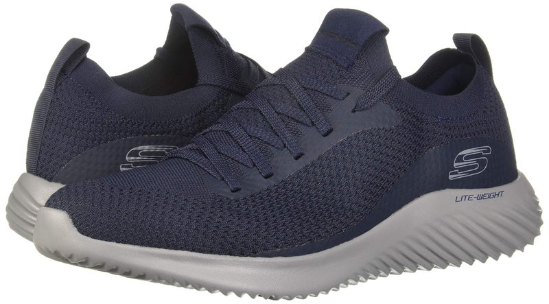 Skechers Mens Bounder-MIRKLE Navy/Gray Casual Shoe - 11 UK (52595) - Image 2