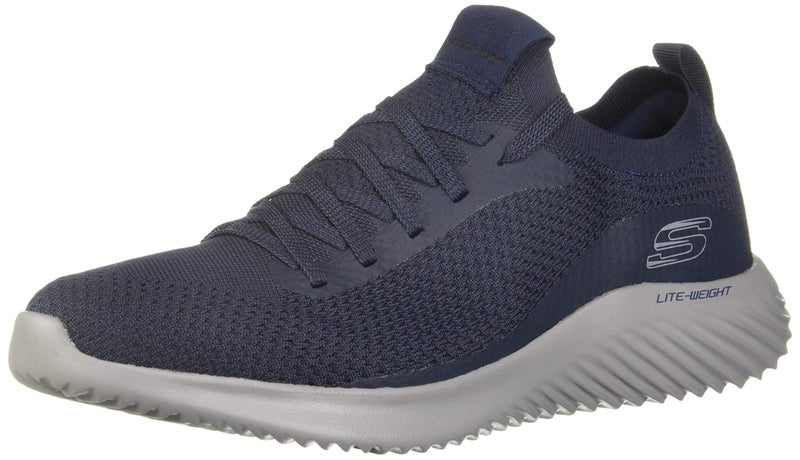 Skechers Mens Bounder-MIRKLE Navy/Gray Casual Shoe - 11 UK (52595) - Image 1