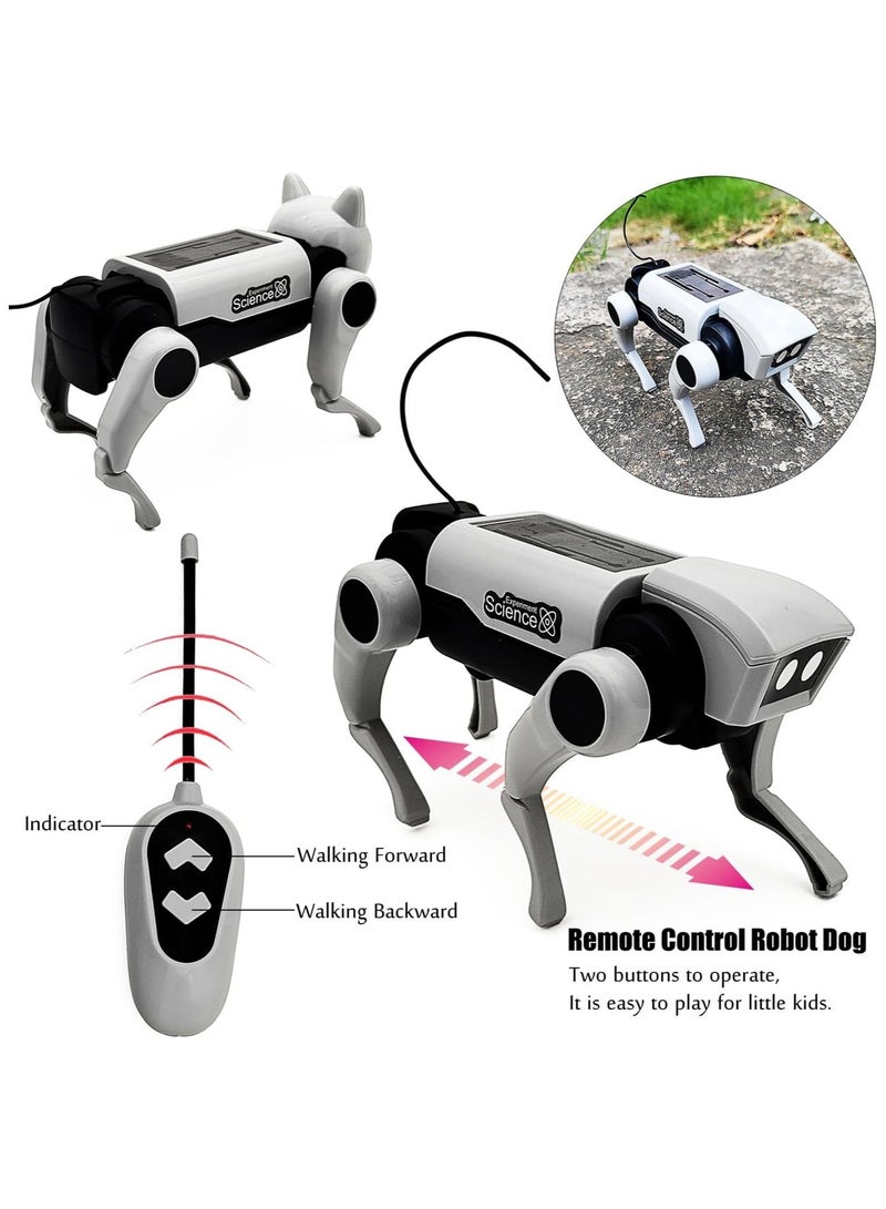 Electronic Toys Robot Dog,Children's Remote Control Mechanical Dog and Cat DIY Assembly Kit Walking Mechanical Dog Pet Toy - Image 2