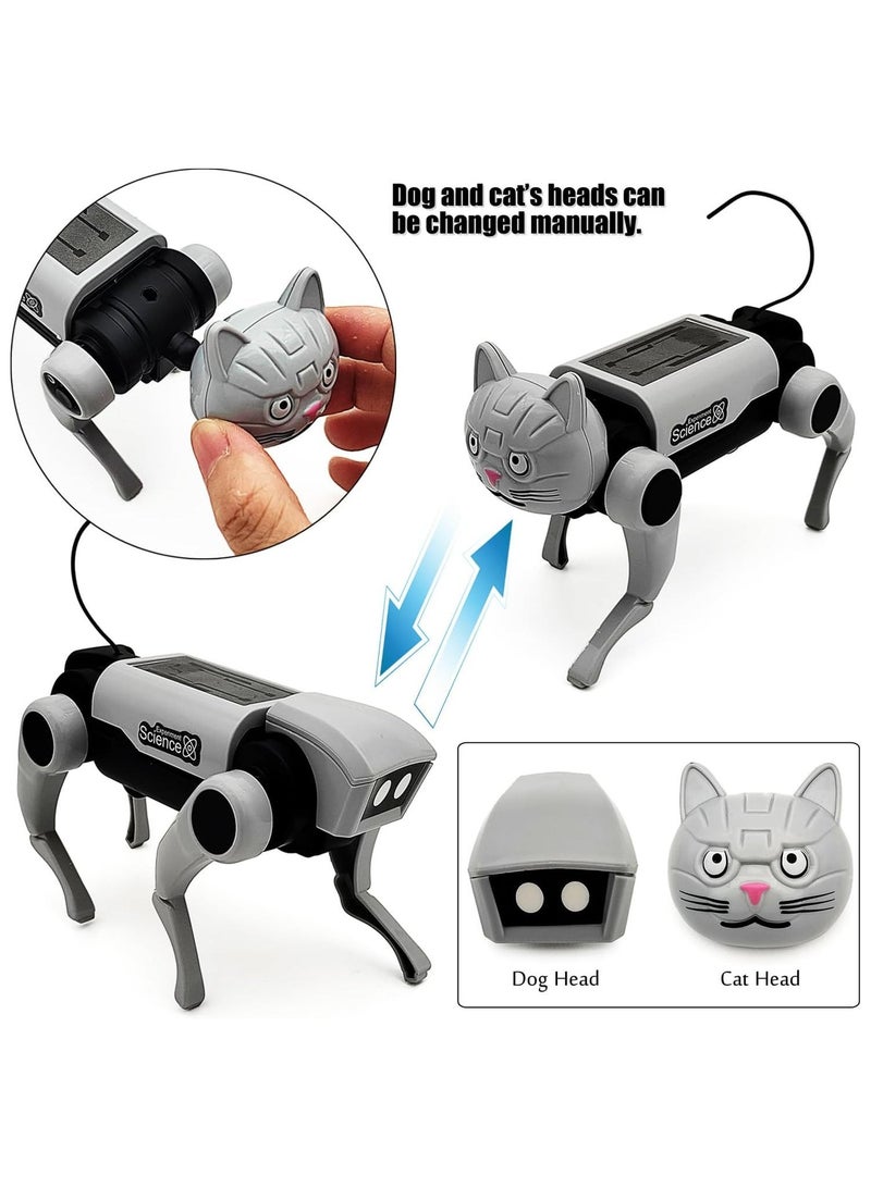 Electronic Toys Robot Dog,Children's Remote Control Mechanical Dog and Cat DIY Assembly Kit Walking Mechanical Dog Pet Toy - Image 3