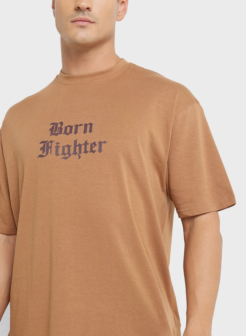 Ripples MEN'S DROP SHOHULDER T-SHIRT