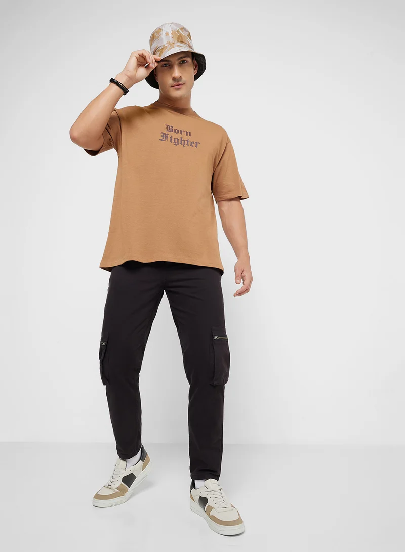 Ripples MEN'S DROP SHOHULDER T-SHIRT