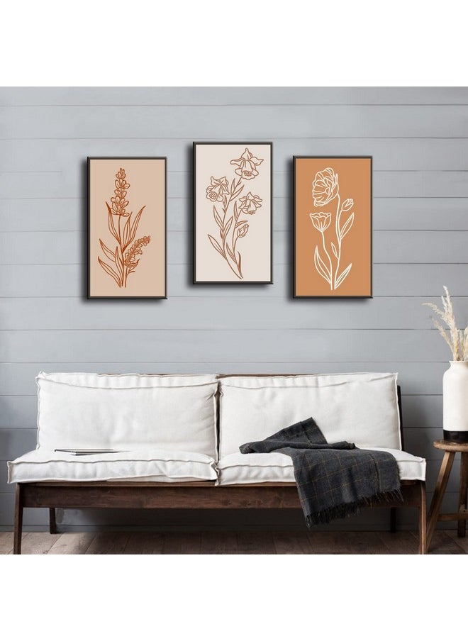 G GSS Designs Gss Designs Tall Wildflower Stencils For Painting Large Flower 7X16Inch Flowers Stencil Bouquet Painting Stencils For Wood Wall Canvas  - Image 2