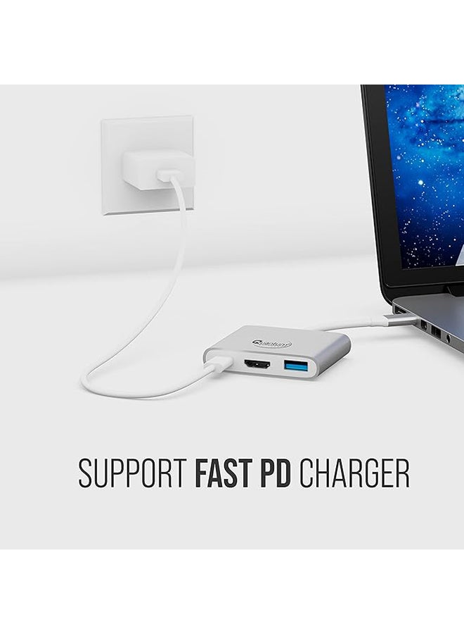 Quantum Renewed - 3 In 1 USB Type C to Hdmi 4K Adapter - Image 5