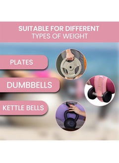 Generic Hip Thrust Belt for Dumbbells, Ultra-Durable Booty Belt for Hip Thrust Glute Trainer for Home Workouts with Slip-Resistant Padding (Only Hip Thrust Belt, Pink)  - Image 4