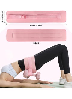 Generic Hip Thrust Belt for Dumbbells, Ultra-Durable Booty Belt for Hip Thrust Glute Trainer for Home Workouts with Slip-Resistant Padding (Only Hip Thrust Belt, Pink)  - Image 2