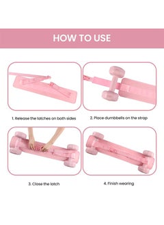 Generic Hip Thrust Belt for Dumbbells, Ultra-Durable Booty Belt for Hip Thrust Glute Trainer for Home Workouts with Slip-Resistant Padding (Only Hip Thrust Belt, Pink)  - Image 5