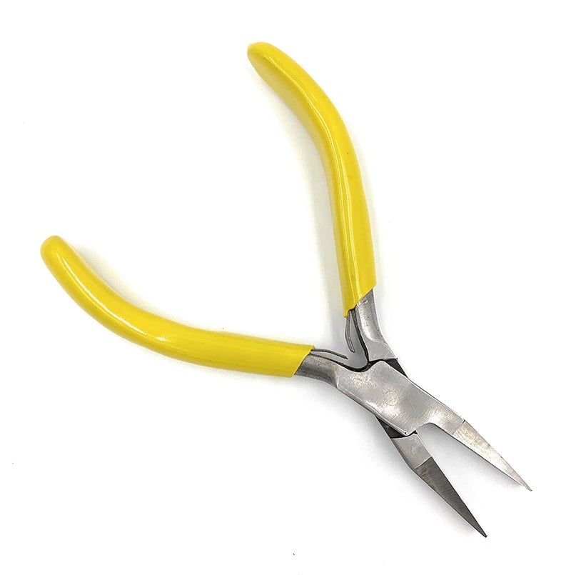 Fozti Flat Nose Hardened Steel Plier Multipurpose for Jewellery Making Wire Wrapping Beading Jewellery Model Making Hobby Crafts DIY - Image 3