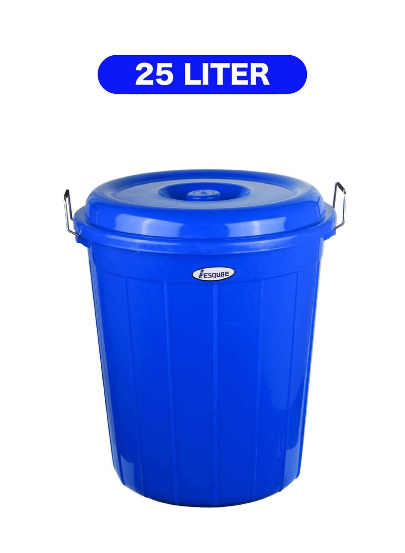 Esqube Drum Bucket With Lid 25L Blue - Image 3