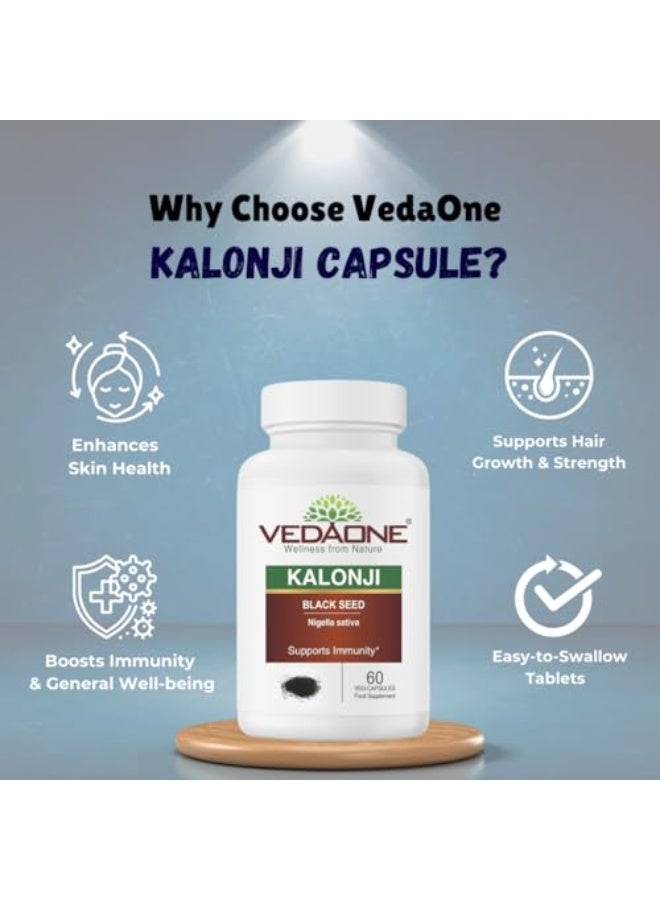فيداون كبسولات الحبة السوداء (كالونجي) 450 مجم – 60 كبسولة | دعم المناعة والشعر والبشرة والصحة العامة - Image 4