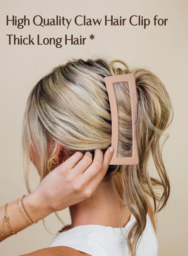 يانيبست مجموعة مشابك شعر ياني بيست، 3 قطع، للنساء، مشابك كبيرة بطول 5.1 بوصة، مناسبة للشعر الكثيف والمجعد، مشابك كبيرة غير لامعة، مشابك فك قوية التثبيت. - Image 2