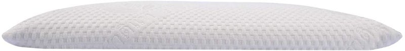 SUQ I OME Slim Sleeper Thin Latex Pillow for SleepingLow Profile Ultra Thin for Stomach Back or Side Sleepers Firm 23x157x27 inchCube White