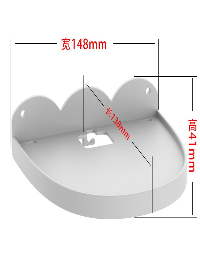 Wall-mounted Speaker Bracket Easy Installation Compatible with Apple HomePod mini Smart Speaker Audio Player White - Image 4