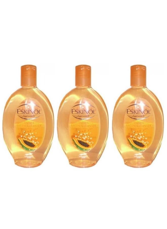 إسكينول 3 عبوات من منظف للوجه بخلاصة البابايا الطبيعية برتقالي 225ملليلتر - Image 2