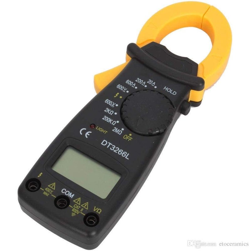 MOHAK MOHAK Digital Lcd Automatic Acdc Electronic Tester Portable Handheld Clamp Volt Meter Multimeter 600v Current Resistance Voltage Digital Multimeter DT3266L  - Image 5