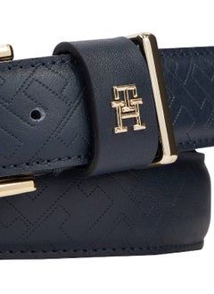 TOMMY HILFIGER Women's Casual Belt - Leather, Blue  - Image 2