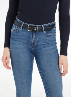 TOMMY HILFIGER Women's Casual Belt - Leather, Blue  - Image 3