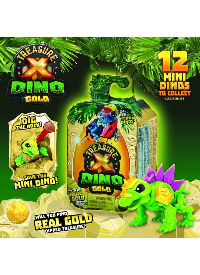 Treasure X مجموعة دينو جولد ميني دينو - لعبة فك الصندوق - حفر واكتشاف - شخصيات دينو قابلة للتجميع - هل ستجد كنزًا ذهبيًا حقيقيًا - 8 مستويات من المغامرة  - Image 5