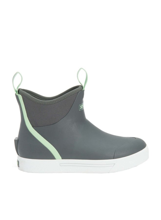 Xtratuf Women's Wheelhouse Ankle Deck Boot, Grey, Size 6(M) - Image 1