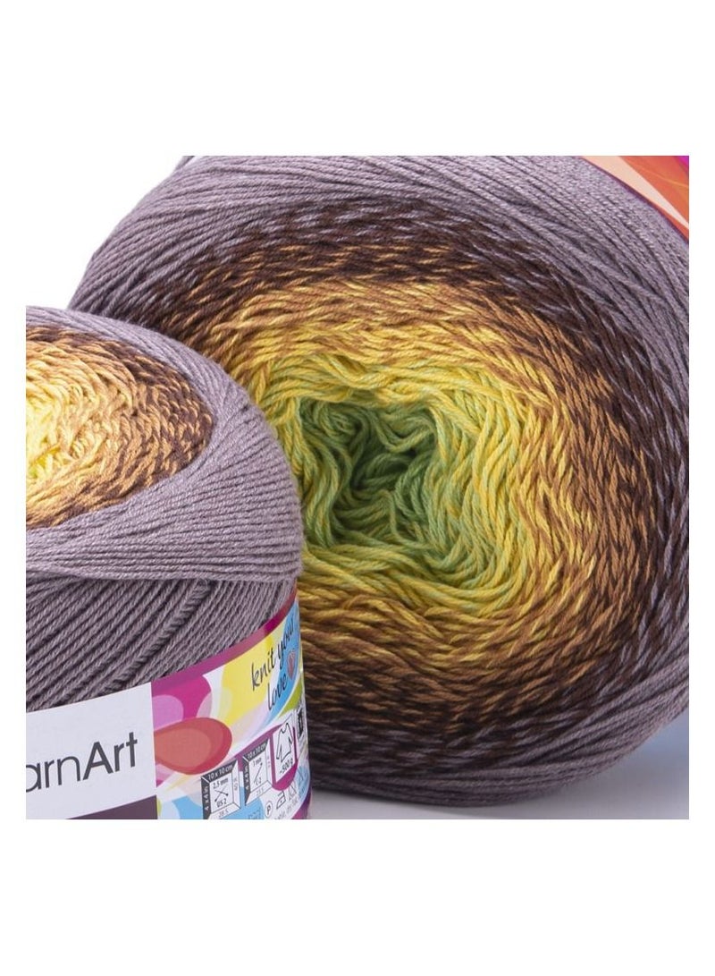 YarnArt Set Of 2 Pcs  Flowers Yarn For Knitting - Image 2