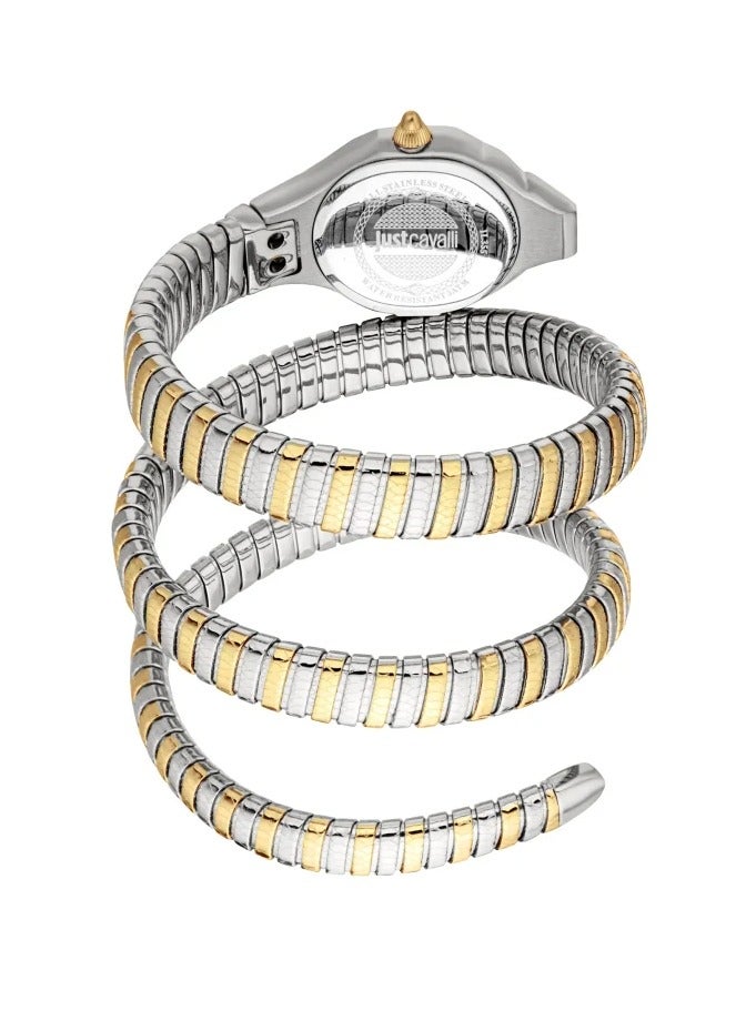 JC Just Cavalli Women's Signature Snake Quartz Watch JC1L355M0055 - Image 3