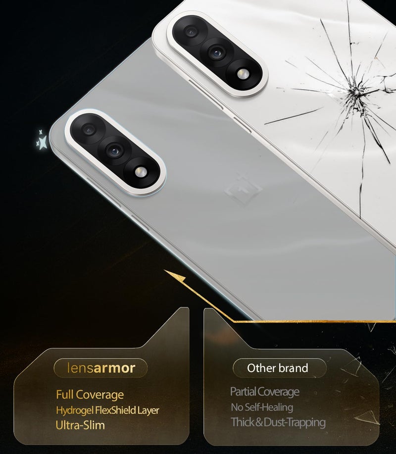 Lensarmor Compatible with OnePlus Nord 5 Clear Back Cover (Transparent) – Soft Silicone TPU Case, Slim & Lightweight, Scratch Resistant, Shock Absorption, Precise Fit - Image 3