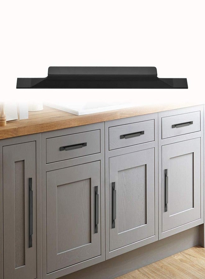 Shozafia Kitchen Cabinet Pulls - Black Cabinet Handles - 5 Pack Long Cabinet Hardware for Drawers Dresser Furniture Pulls (7.56 inches Hole Center - 11.81 inches Length) - Image 2