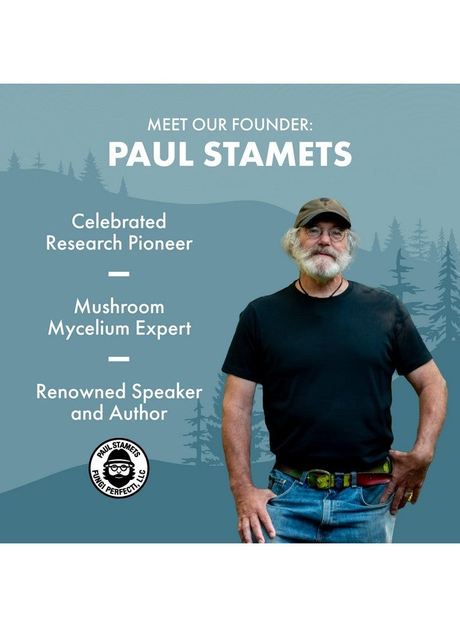 Host Defense MycoBenefits Mood* Capsules - Healthy Mind Support with Lion's Mane, L-Theanine & Ashwagandha - Relaxing & Calming Supplement - 60 Capsules (30 Servings)* - Image 4