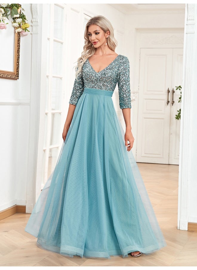 Madam Uniq Sequin Bodice Gown Dress  - Image 2