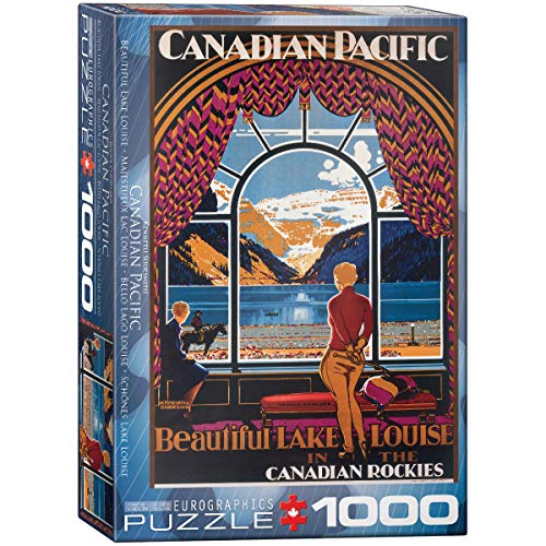 EuroGraphics CP Rail Beautiful Lake Louise 1000 Piece Puzzle 60000323 - Image 1