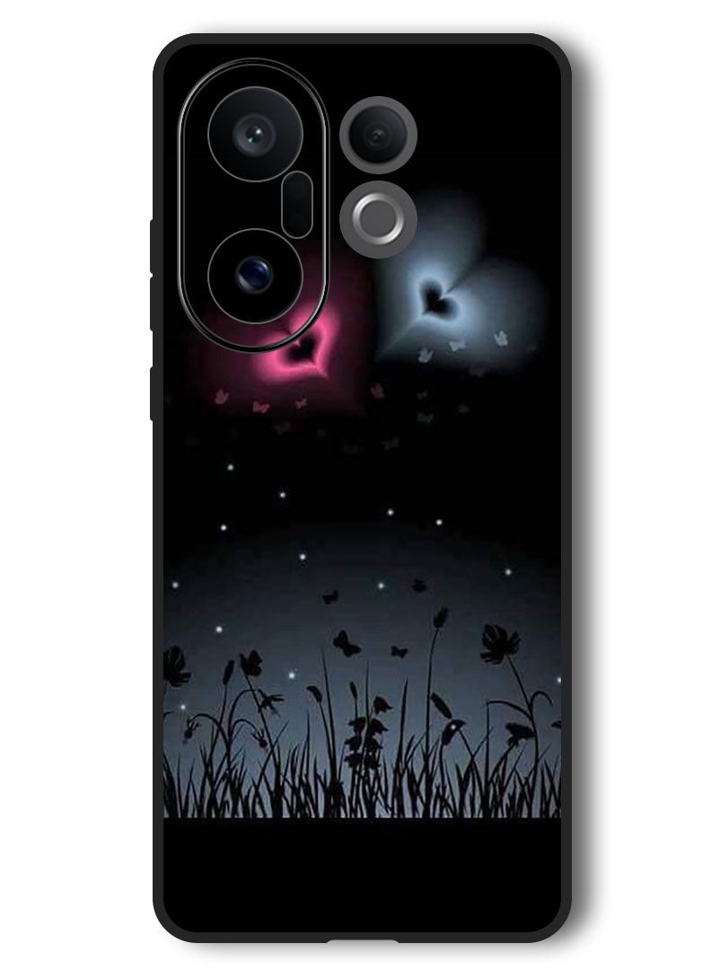 Theodor Case Compatible with Vivo X200 FE 6.31 Inch Protection Shockproof Bumper Cover Two Hearts (2) - Image 1