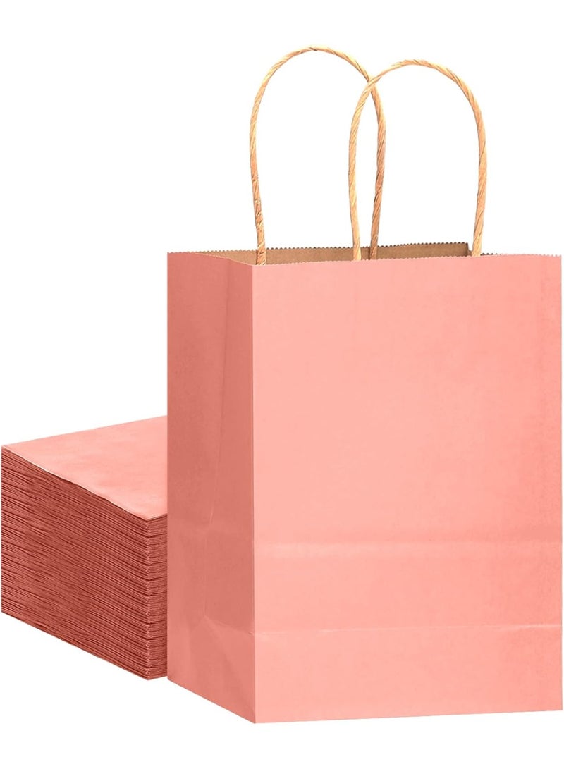 32Pcs Kraft Paper Bags with Handles - 16 Different Color Shopping Gift Bags - 21x15x8cm -8.3x6x3Inch Small Size - Image 1