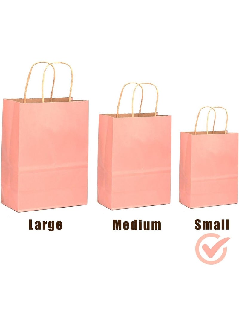 32Pcs Kraft Paper Bags with Handles - 16 Different Color Shopping Gift Bags - 21x15x8cm -8.3x6x3Inch Small Size - Image 5