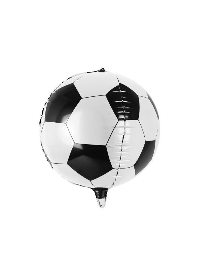 PartyDeco Foil Balloon Soccer Ball, 40cm - Image 1