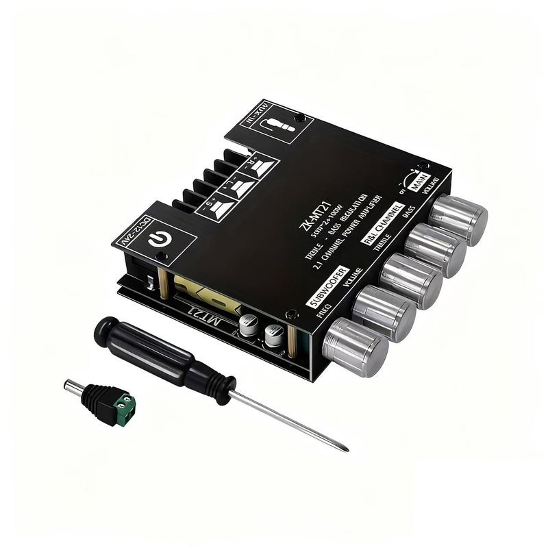 ZK-MT21 لوحة مضخم رقمي لاسلكي 2.1 قناة جودة صوت HiFi موديول مضخم صوت سفلي - Image 1