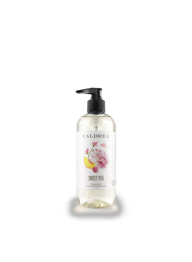 Caldrea Hand Wash Soap Aloe Vera Gel Olive Oil and Essential Oils to Cleanse and Condition Sweet Pea Scent 108 oz Packaging May Vary - Image 2