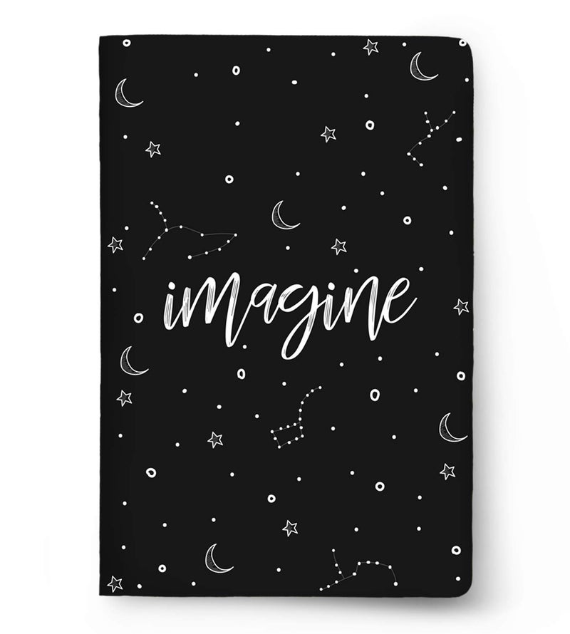 Factor Notes Notebook: 100 GSM Natural Shade Paper Journal Diary, A5, 144 Pages (Imagine, Dot Grid) - Image 1