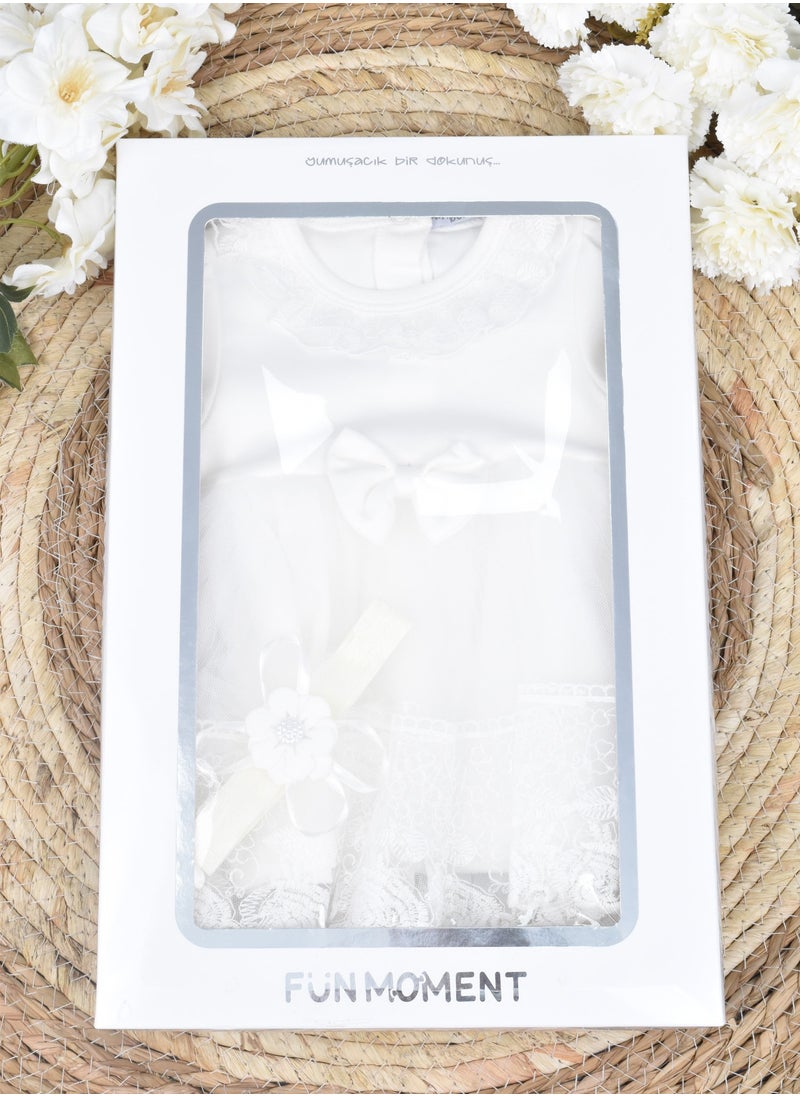 2-Piece Newborn Dress Gift Set from 0 to 3 Months