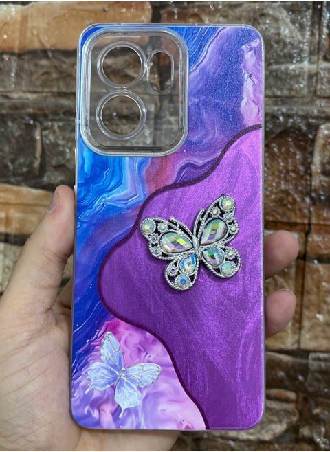 غطاء خلفي متوافق مع هاتف Oppo Reno 13F